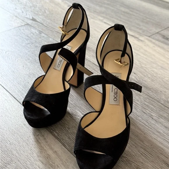 Jimmy Choo | Shoes | Authentic Jimmy Choo Black Suede  display picture 1